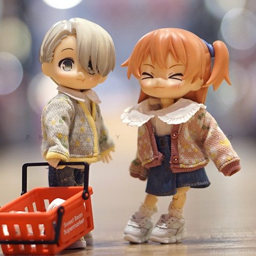 Ob11 เสื้อผ้าเด็กเสื้อกันหนาวคาร์ดิแกนแมว OB11 Clay GSC P9 Molly คลังสินค้าพร้อม