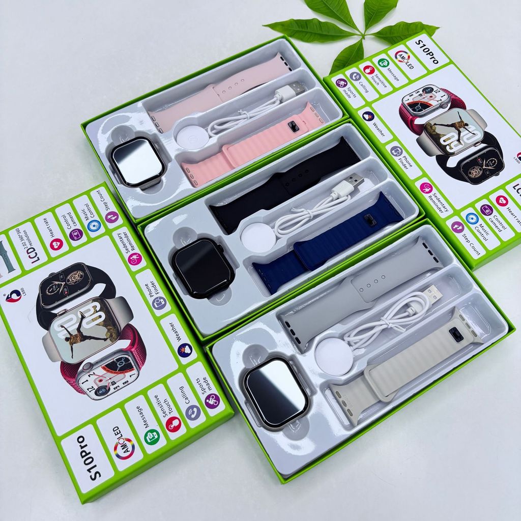 ใหม่ S10 pro สมาร์ทวอท์ช 10 มัลติฟังก์ชั่นบลูทูธโทร SmartWatch 46 มม.กันน้ําสําหรับผู้ชายผู้หญิง A3D