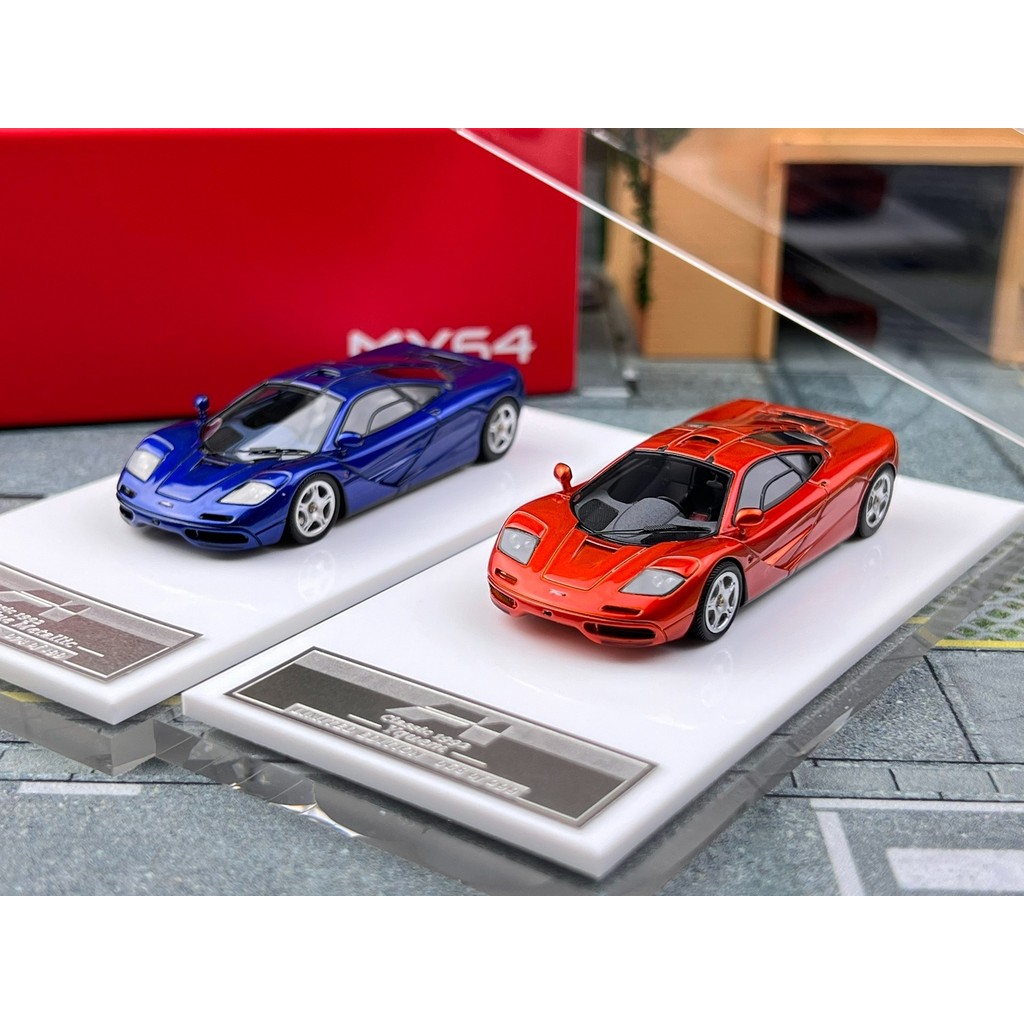 คลังสินค้าพร้อม MY64 1: 64 McLaren McLaren F1 Limited Resin Car Model Collection เครื่องประดับ SCM