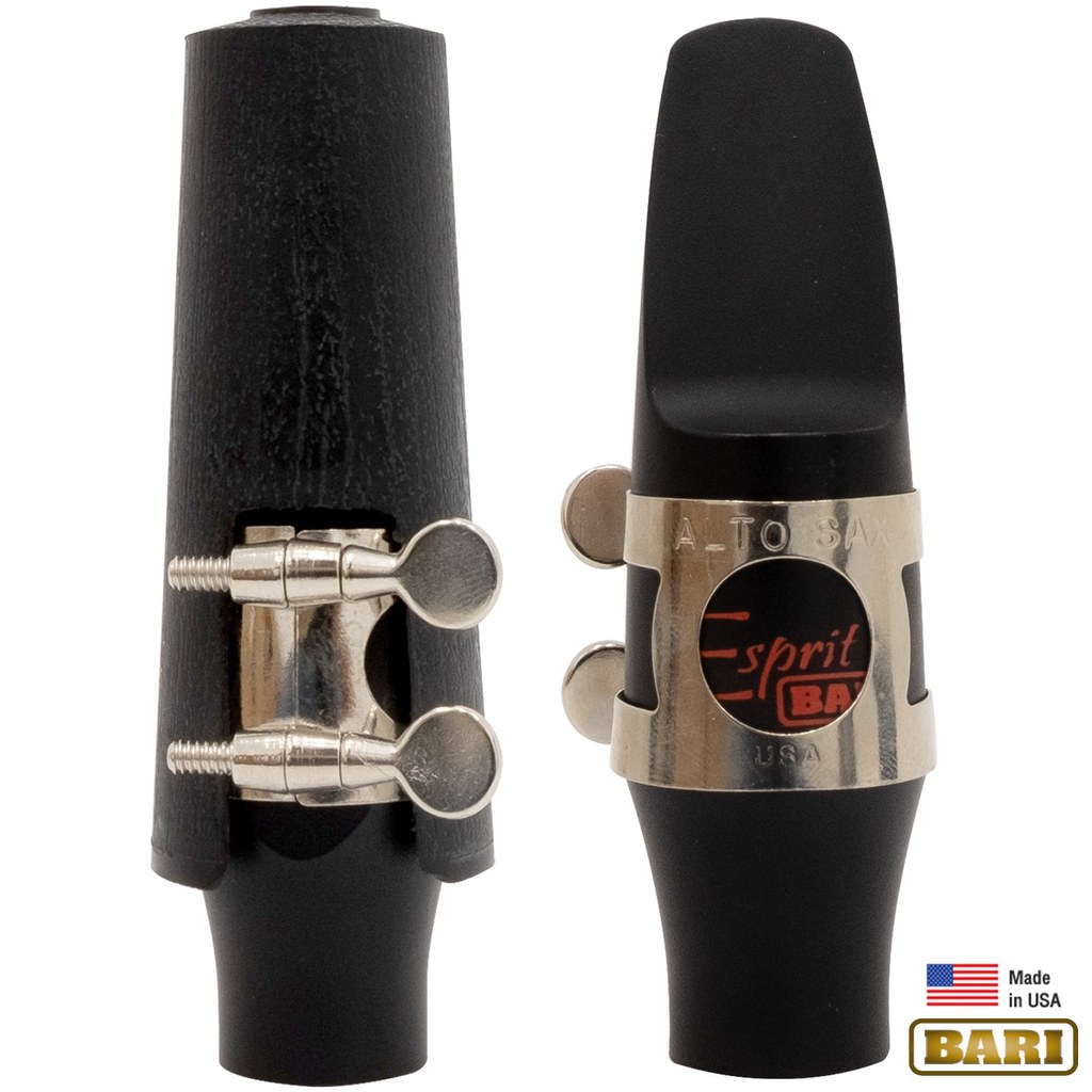Bari ปากเป่าแซกโซโฟน อัลโต้ รุ่น Esprit II ESKAS2 (Alto Saxophone Mouthpiece) + แถมฟรีฝาครอบปิด ** Made in U.S.A. **