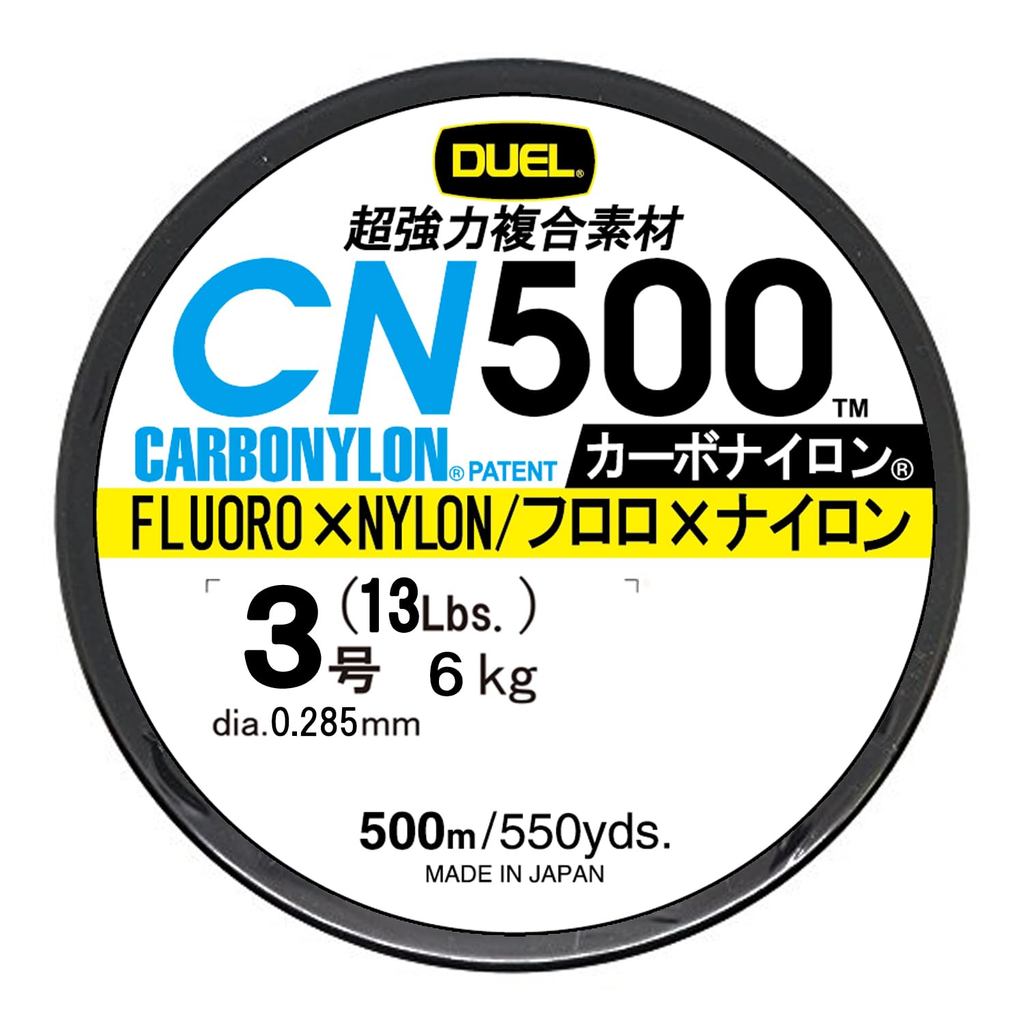 DUEL Carbon Nylon Line 3rd Generation CN500 500m 3rd Generation CL Clear H3453-CL