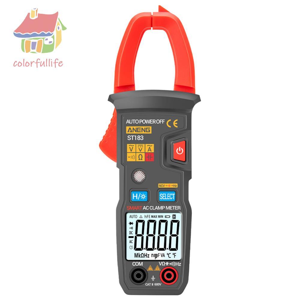 *.*ANENG ST183 True RMS 6000 นับมัลติมิเตอร์แบบแคลมป์ดิจิตอลช่วงอัตโนมัติ LCD