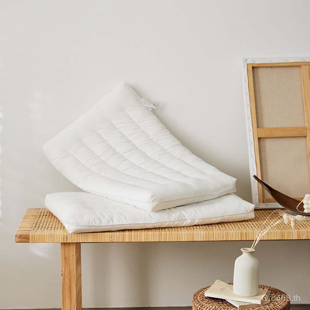 หมอนสไตล์ญี่ปุ่นสำหรับเด็ก ผลิตจากผ้าฝ้าย ออกแบบเพื่อรองรับกระดูกสันหลังและคอ นุ่มพิเศษ ค5OT