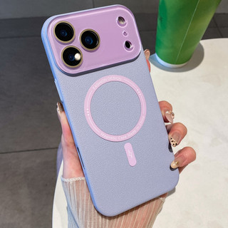 หรูหรากระจกแม่เหล็กหนังเคสโทรศัพท์สําหรับ ไอโฟน 12 13 14 15 16 17 มือโปร สูงสุด บวก อากาศเลนส์ป้องกันกันกระแทกกันชนปก