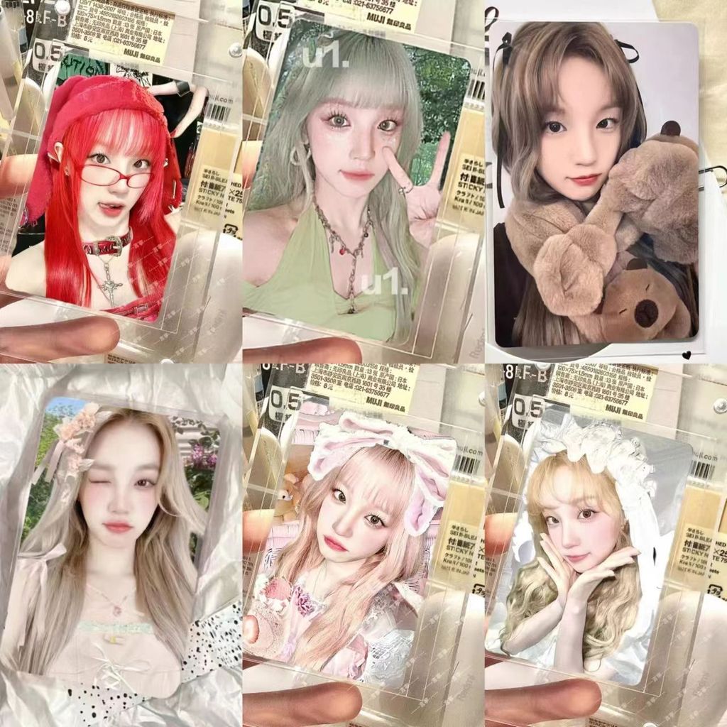 Zhang Song Yuqi การ์ดขนาดเล็ก (G) I-DLE โปสการ์ดสินค้าการ์ดนิ้วดาราความงามเกาหลีไล่การ์ด LOMO ใหม่ Z