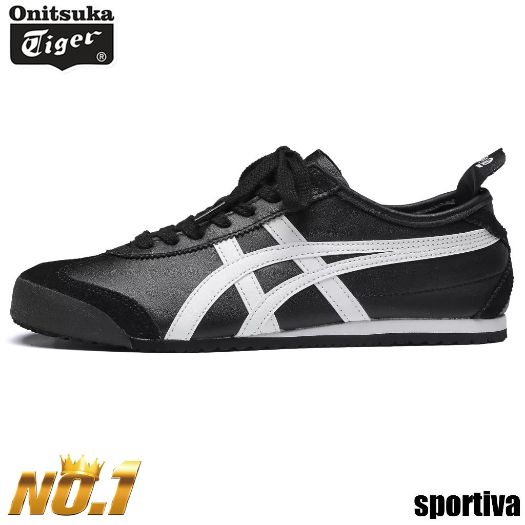 ONITSUKA MEXICO 66 รองเท้ากีฬาลําลองใหม่สีดํา/1183C102-001 KH1N M9EY