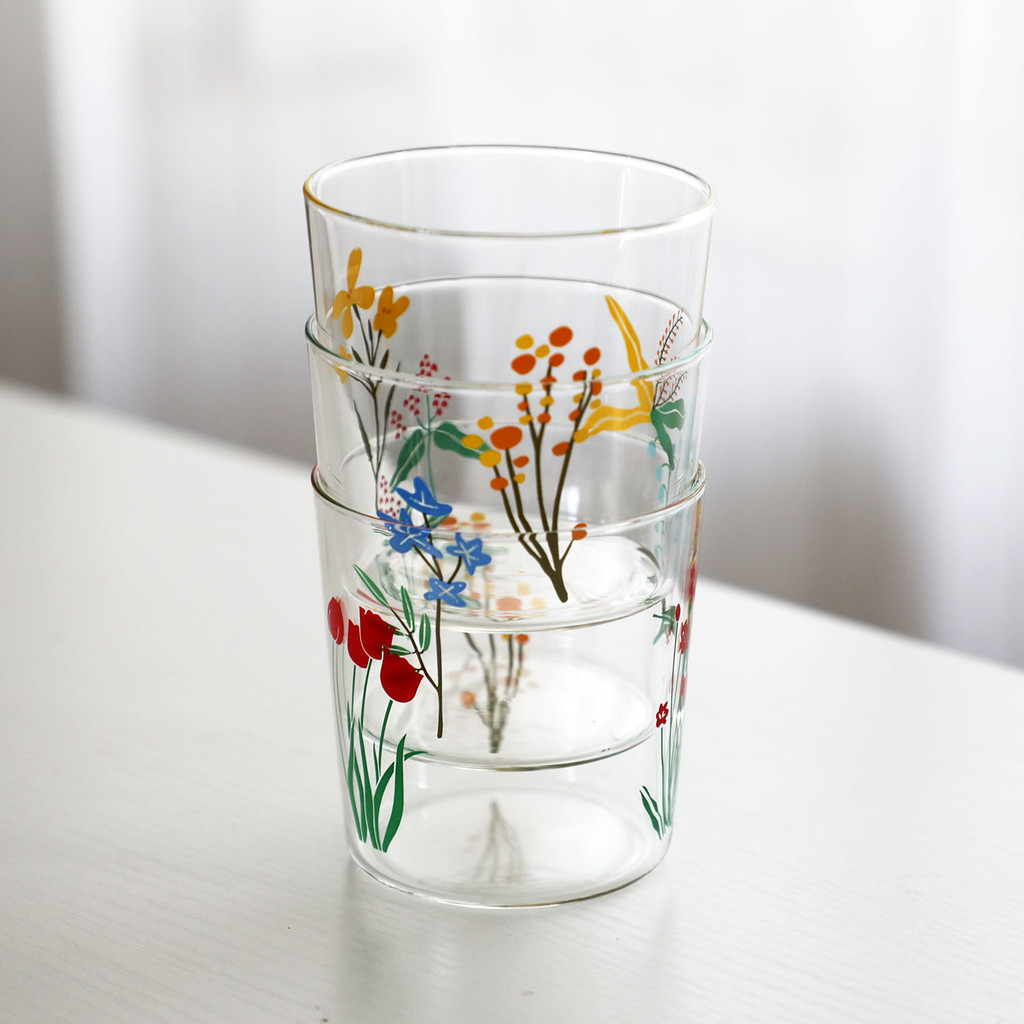 Dreamerhouse Simple Glass ญี่ปุ่น Creative Handy Cup แก้วดอกไม้ถ้วยนม