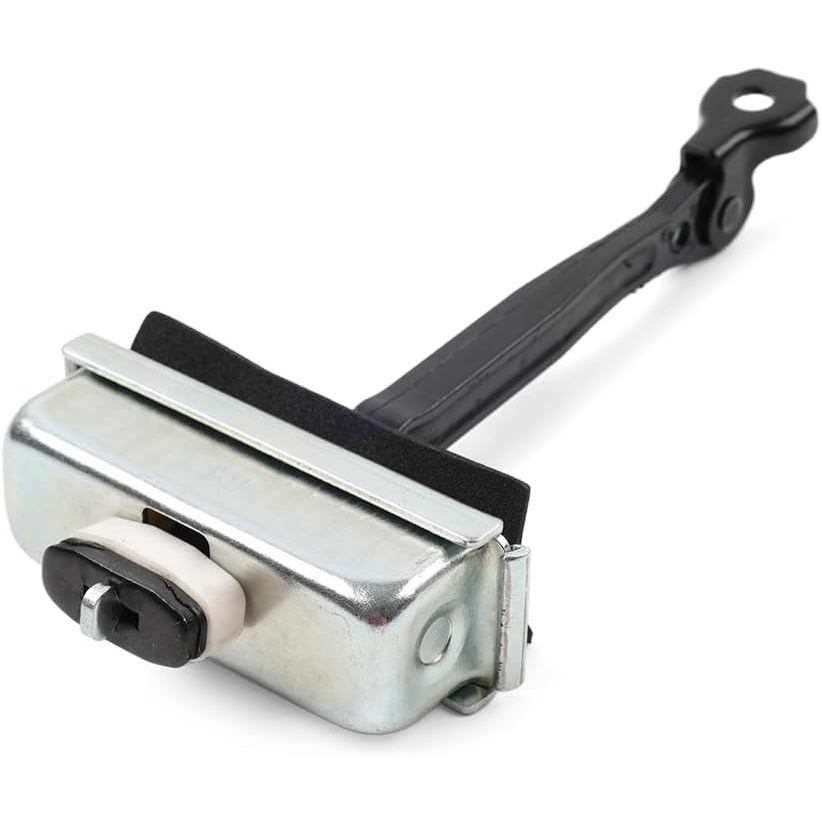 Bacar 1 PC D510A ด้านหลังประตูตรวจสอบสายรัด Tailgate Arm Bracket Limiter Stopper เหล็กสีดําและเงินอั