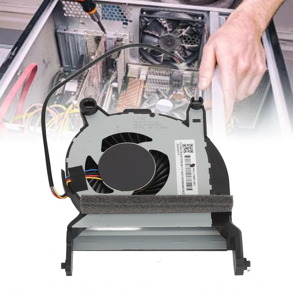 Mini PC CPU พัดลมระบายความร้อน 4 ขาเดสก์ท็อป DC 12V 0.5A สำหรับ Elitedesk 705 G4 G5 ProDesk 400 G6 4