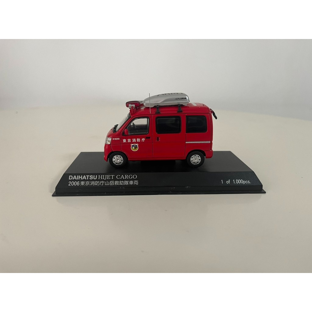 CAR-NEL RAIS 1/43 Kyosho DAIHATSU Japan รถดับเพลิงรุ่น Toyota DAIHATSU Hait DAIHATSU HIJET CARGO MOU