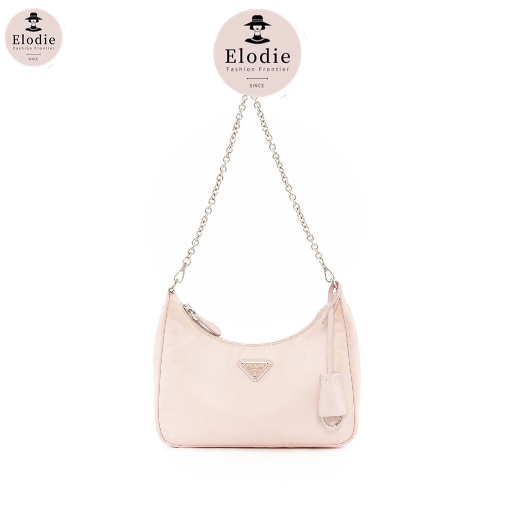 [ของแท้] PRADA RE-EDITION 2005 PINK NYLON SHW MICROCHIP มีใบรับประกัน ตรวจสอบได้ทุกใบ