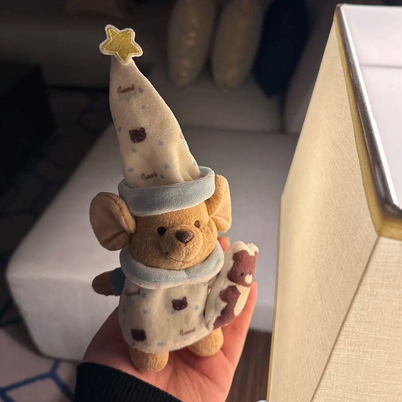 Dongdi Adzuki Bean แขวนชุดนอน Adzuki Bean ตุ๊กตาตุ๊กตาตุ๊กตาการ์ตูนขนาดเล็กแขวนน่ารักตุ๊กตาแฟน202511