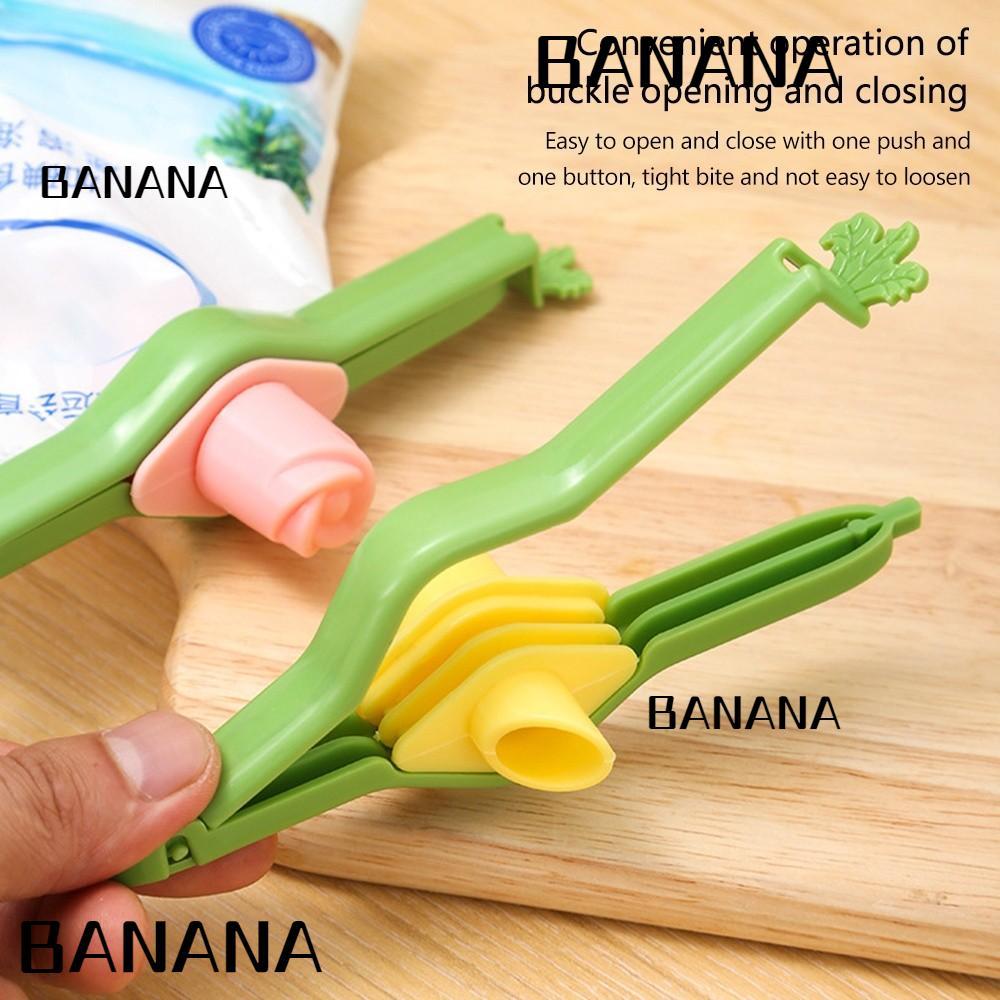 BANANA1 คลิปปิดผนึก, รูปทิวลิปเปิดง่ายคลิปปิดผนึกอาหาร, คลิปถุงอาหารปิดง่ายที่มีประสิทธิภาพสะดวก