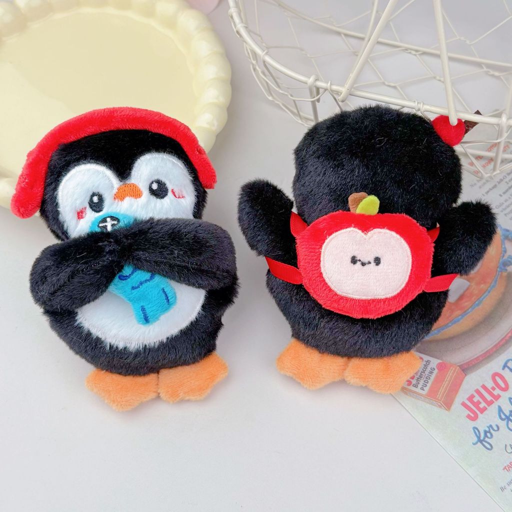 น่ารักปลาเพนกวินจี้ตุ๊กตาสารภาพตุ๊กตากระเป๋าพวงกุญแจจี้ของขวัญ เอสพี133 - รูปที่ 2