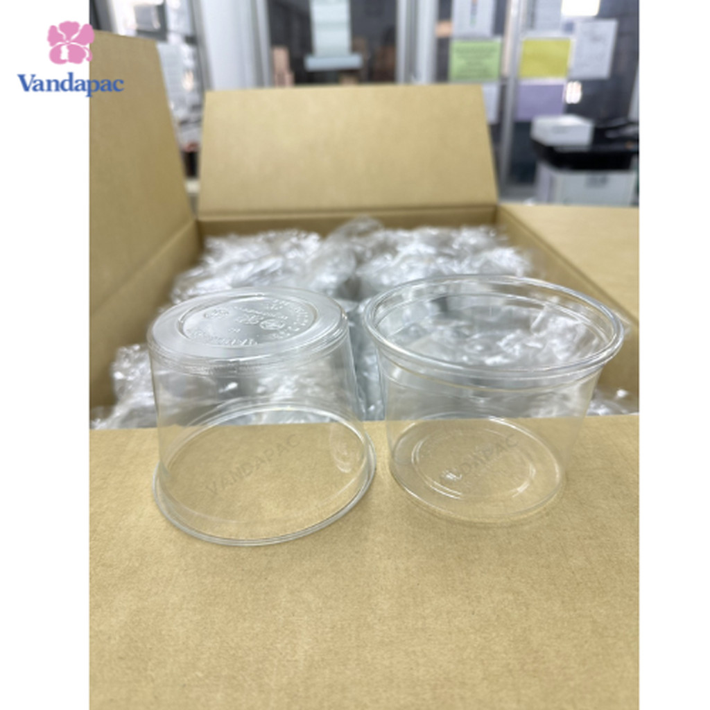 VANDAPAC ถ้วยเบเกอรี PET ขนาด 12 ออนซ์ ปากกว้าง 95 มม. [ยกลัง 1,000 ชิ้น] - รูปที่ 4