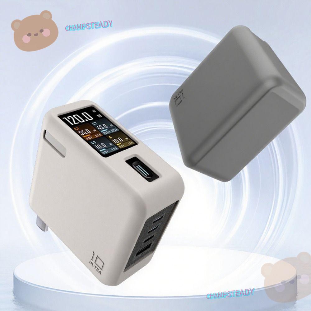 CHAMPSTEADY ซิลิโคน, กันกระแทกกันฝุ่นป้องกัน, คุณภาพสูงนุ่มสีทึบพกพาสําหรับ CUKTECH 10 Ultra GaN Cha