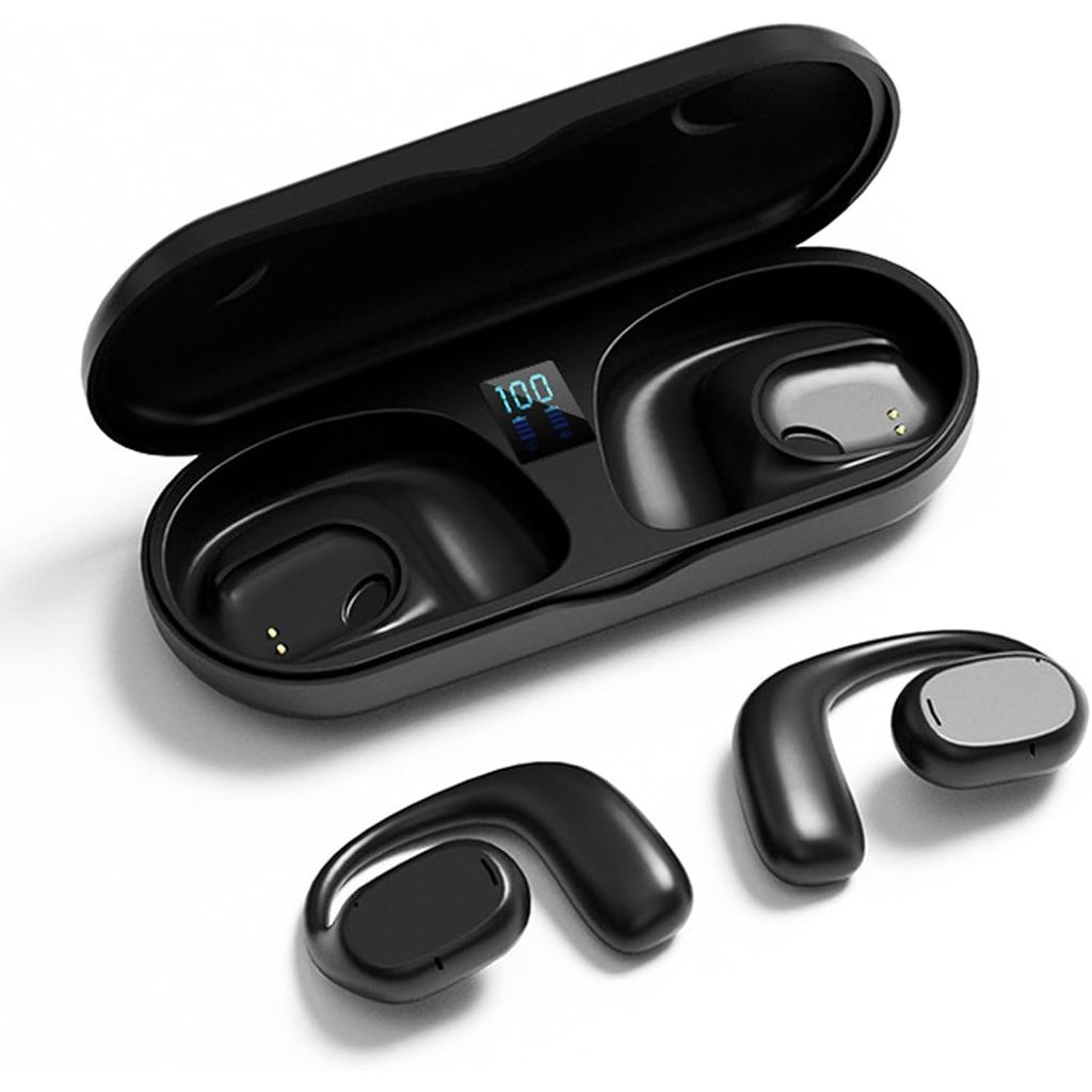 เปิดหูฟังไร้สายบลูทูธ Air Bone Conduction หูฟังหัวชุดบลูทูธเปิดหู Bone Conduction หูฟังชุดหูฟัง Cond