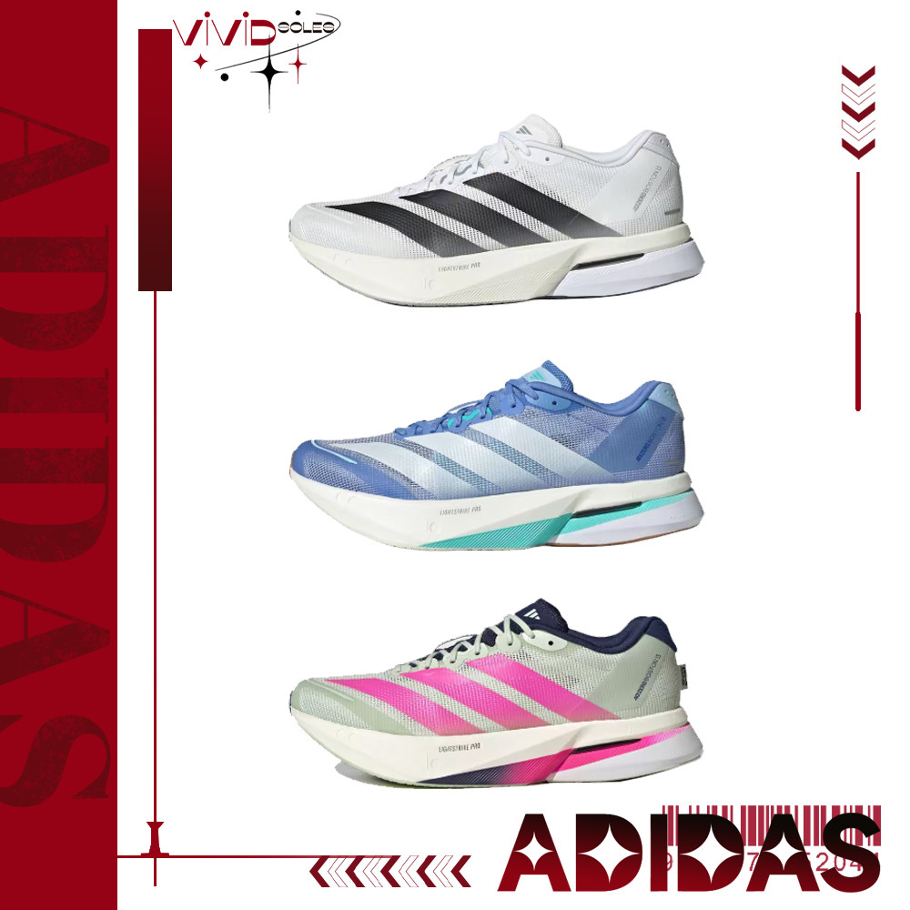 ✅ADIDAS รองเท้าวิ่ง Adizero Boston 13 White Black Sneaker JS4939/JS4956/JS4938/HQ4912/KK1427 - แท้10