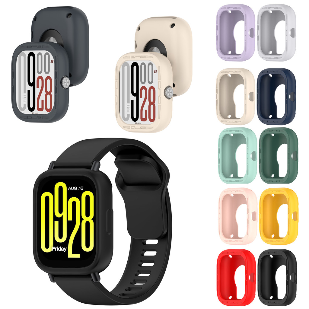 เคสซิลิโคนอ่อนนุ่มปกป้องหน้าจอสําหรับ Redmi watch 5 Active Watch5 Lite