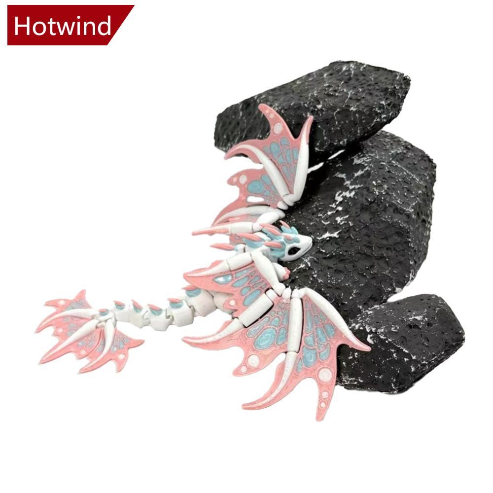HTT 3D พิมพ์มังกรรุ่น Figurine Movable Parts ข้อต่อ Articulated Office เครื่องประดับชั้นวางจอแสดงผลสําหรับนักสะสมแฟนเด็กของขวัญไอเดีย
