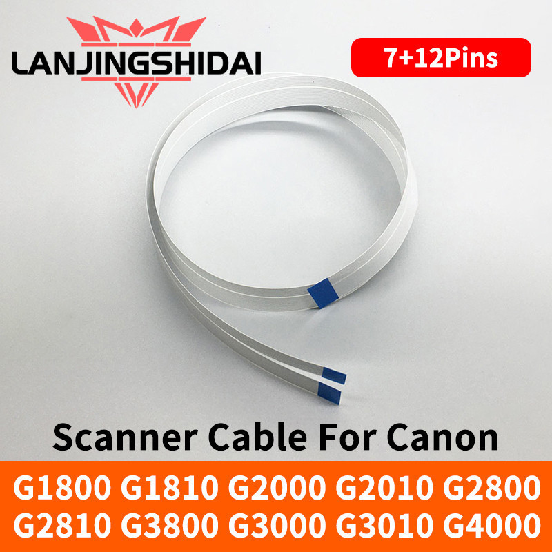 เครื่องสแกนเนอร์สําหรับ Canon G1800 G1810 G2000 G2010 G2800 G2810 G3800 G3000 G3010 G4000 Scan สาย 7 + 142Pins สายแบน