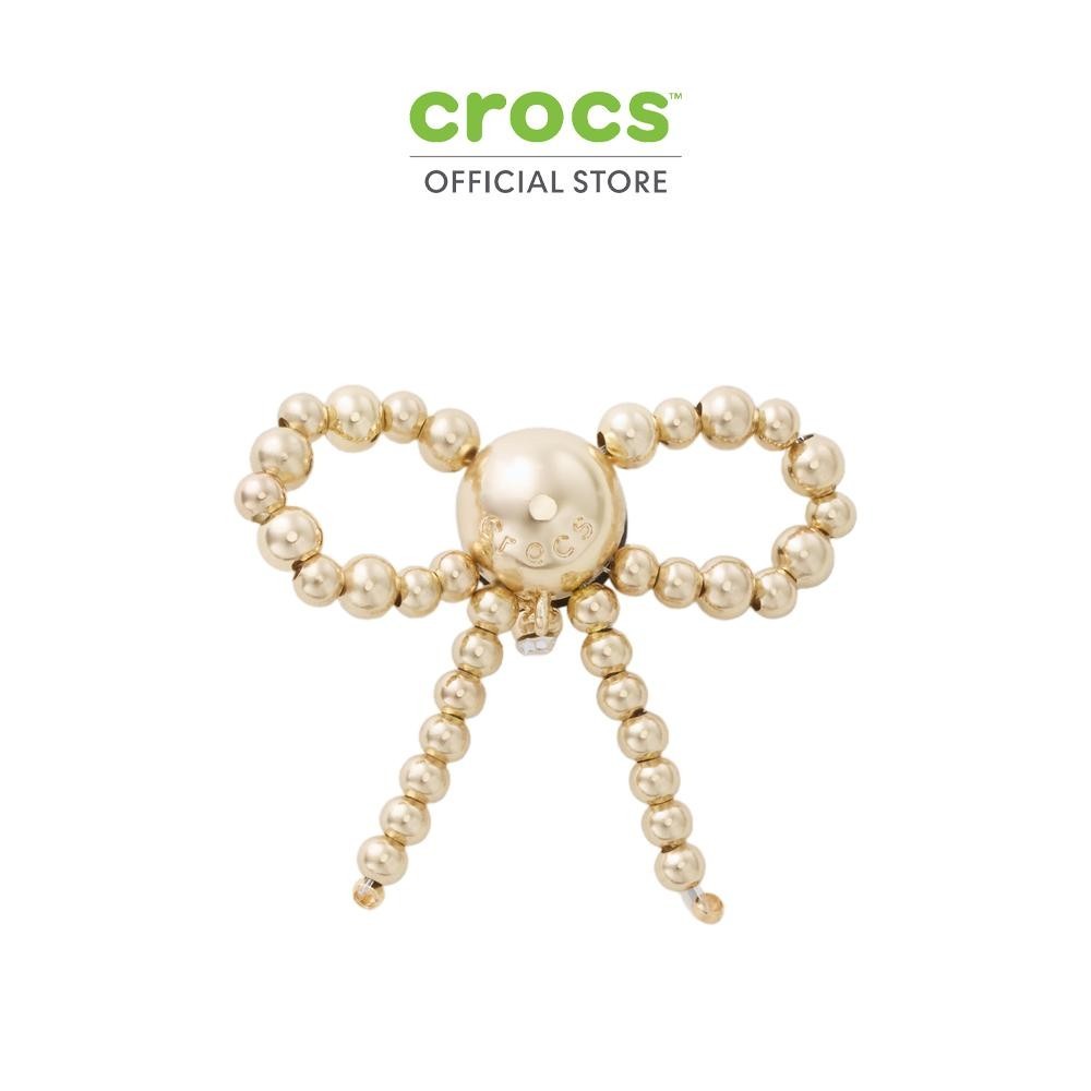 CROCS ตัวติดรองเท้า JIBBITZ™ GOLD BEADED BOW รุ่น 10016720 - MULTICOLOR