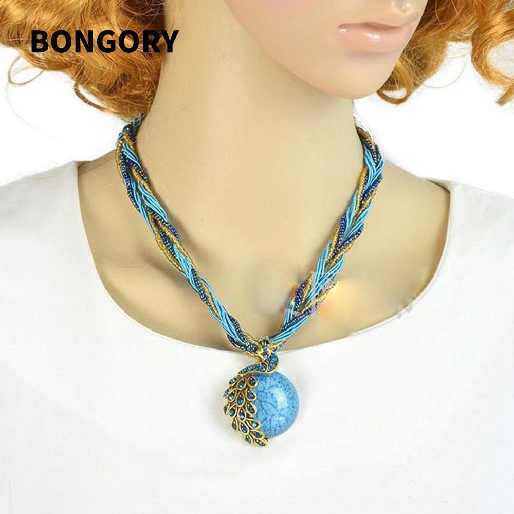 BONGORY สร้อยคอย้อนยุค Creative Hot Bohemian Style Accessories