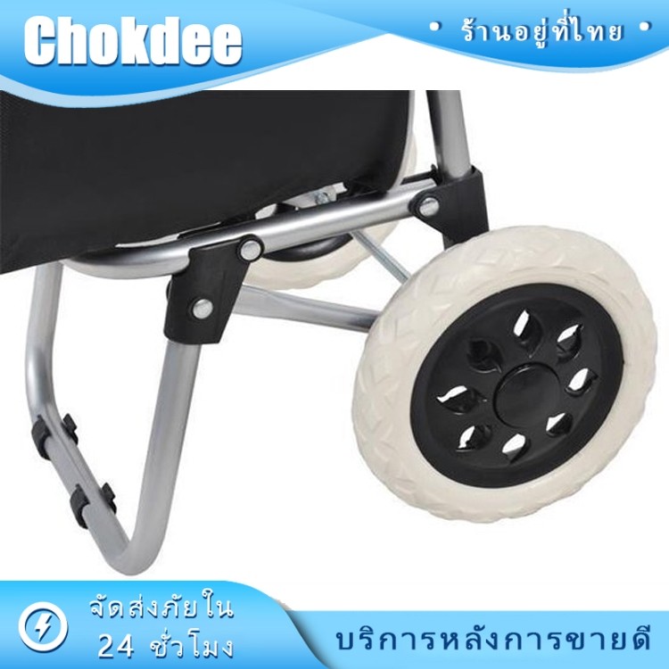 ร้านคนไทย! 6นิ้ว ลูกล้อรถเข็น ล้ออะไหล่สําหรับช้อปปิ้ ล้อรถเข็นพลาสติก สีดำสีแดง 1/2ชิ้น