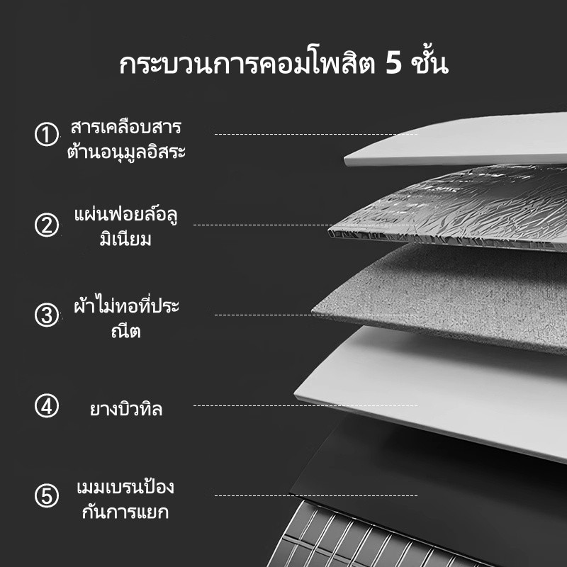 litai เทปกาวกันน้ำ เทปอลูมิเนียม เทปกาวกันรั่ว กันรั่ว หลังคารั่ว เทปติดหลังคากันรั่ว - รูปที่ 6