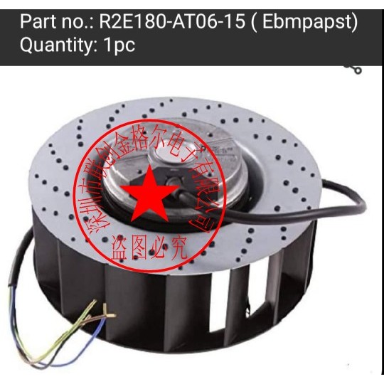 [Radiator] R2E180-AT06-15 AC230V R2E180-AT03-15 R2E180-CA91-12 พัดลมนําเข้า