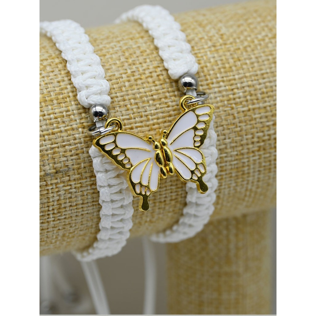 กำไล coquette bracelet สร้อยข้อมือน่ารักแบบผีเสื้อ เพื่อเป็นของขวัญมิตรภาพ
