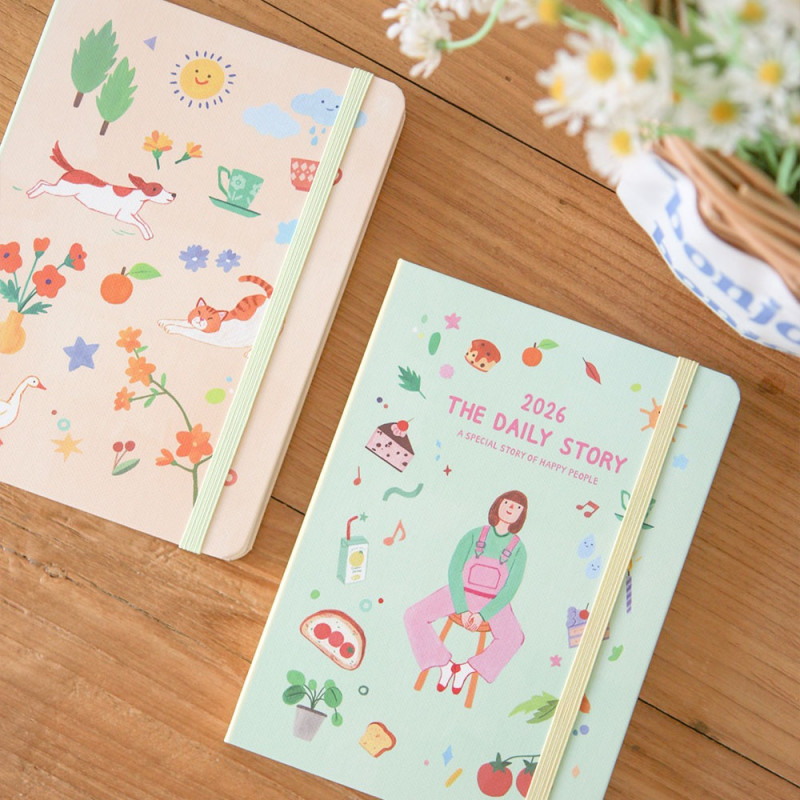 2026 KOREA DIARY — 7321 Design The Daily Story Diary