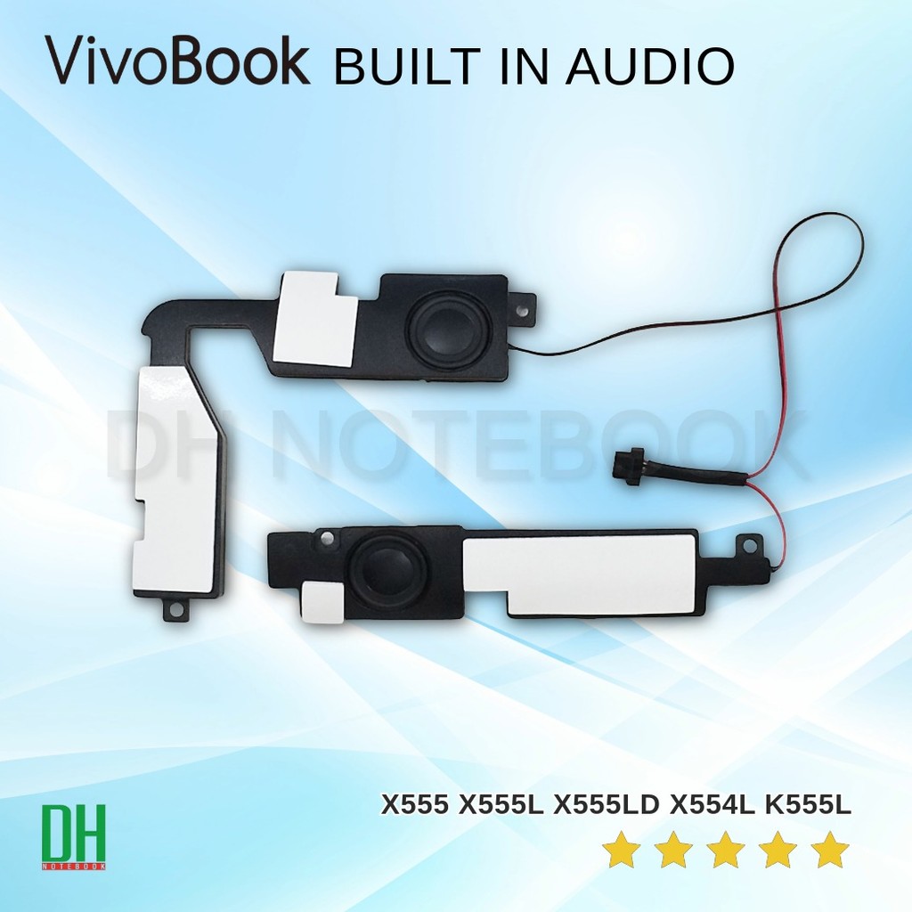 ลำโพงโน๊ตบุ๊ค ทดแทนสำหรับ ASUS X555 X555L X555LD X554L K555L X555M A555L FL5800 V555L  4‑Pin Audio อ