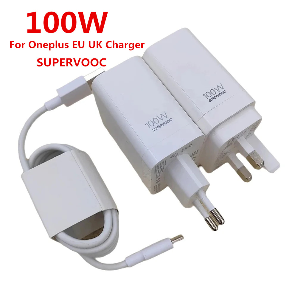 OPPO ค้นหา X9 Pro 100W EU UK Charger SuperVOOC Fast Charging Power Adapter 10A 1M USB Type C สําหรับ OPPO ค้นหา X8 X7 Pro N5 K13