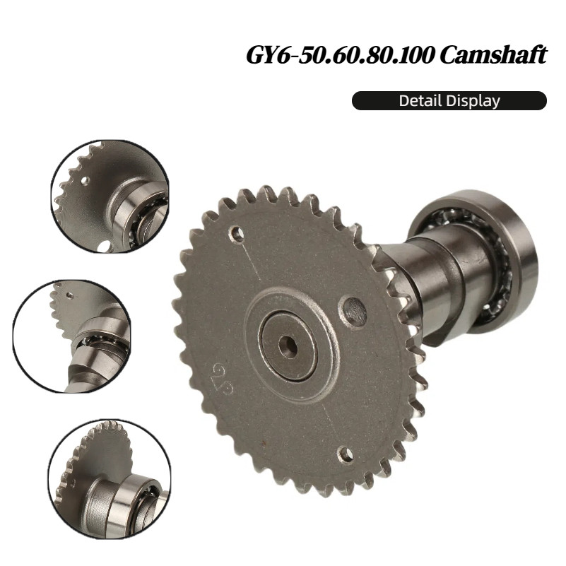 เปลี่ยน GY6 Camshaft Assy สําหรับ 139QMB GY6 50 80 เครื่องยนต์สกู๊ตเตอร์ - เหมาะสําหรับ GY6 50cc 80c