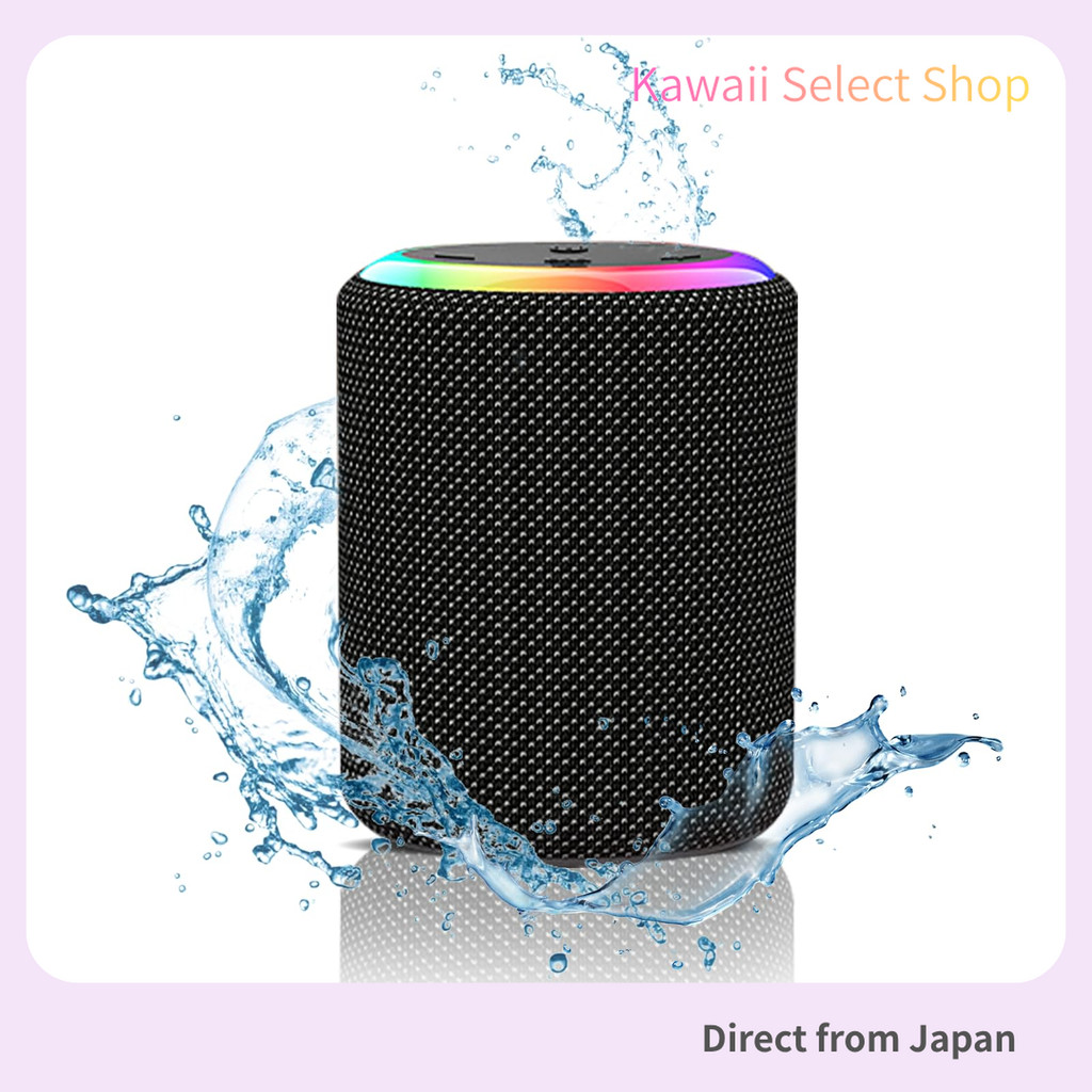 【Direct from Japan】🔊 ลำโพงบลูทูธพกพา Bluetooth 5.3 💡 เสียงดังชัด HIFI กันน้ำ IPX7 | ไฟ LED วิบวับ / 