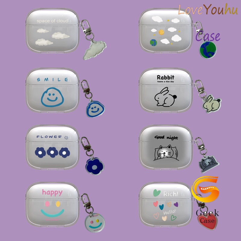 Geek For Monster XKT26 เคส Case เคสหูฟังบุคลิกภาพลายแมวยิ้ม