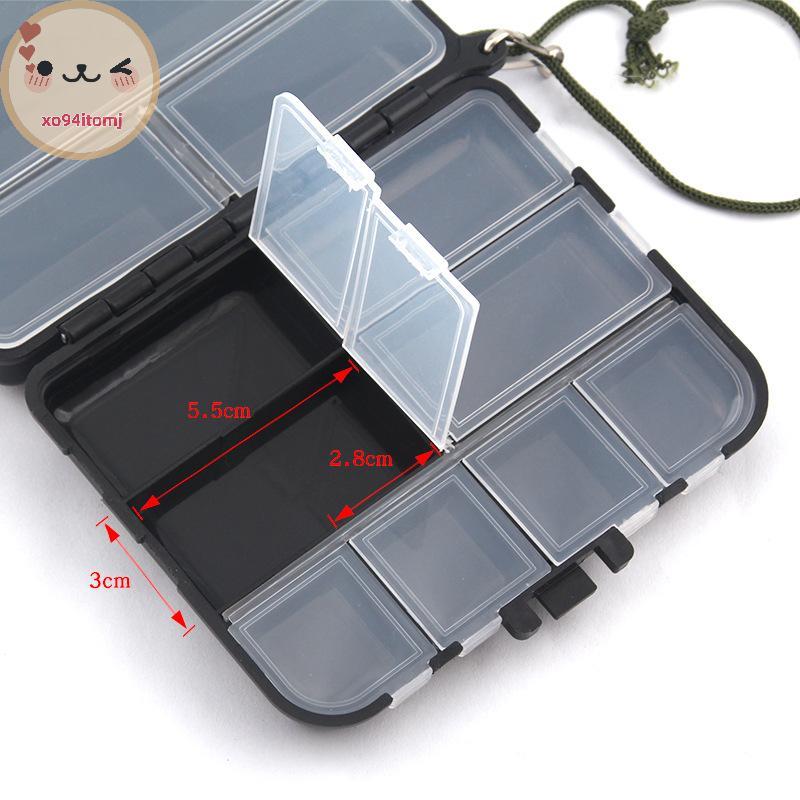 XOTOMJ Storage Case Flying Fishing Tackle กล่องตกปลาช้อน Hook เหยื่อกล่องเก็บอุปกรณ์ตกปลา TH