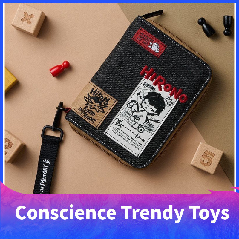 POPMART POPMART Ono Hirono Echo Series Passport Bag Travel Abroad Portable Storage Card Case