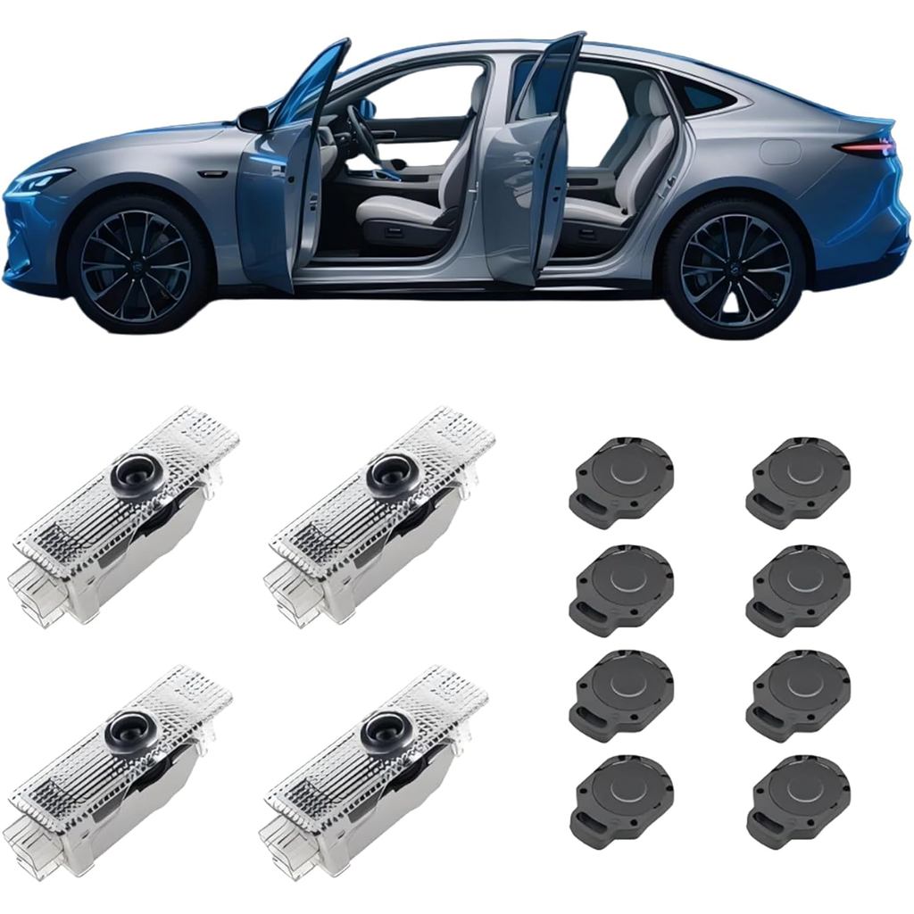 Never Fade LED Car Door Light Door Light Logo Welcome Logo Lights Accessories Compatiblewith1/3/4/5/