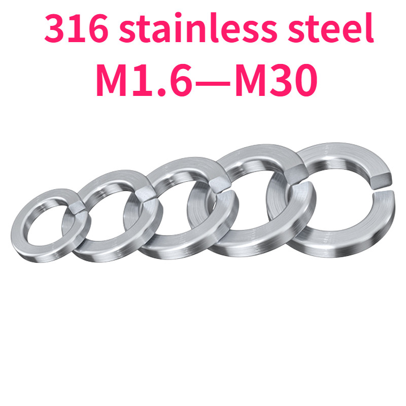 ปะเก็นยางยืดสแตนเลส 316, ปะเก็นสปริง GB93 ปะเก็น M1.6/M2/M2.5/M3-M30nova999-MB