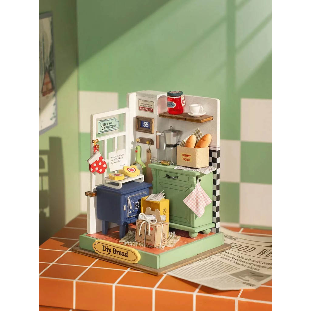 Rolife rolife rolife 2diy Art Cabin ไม้ประกอบของขวัญทําด้วยมือหญิง Miniature รุ่น