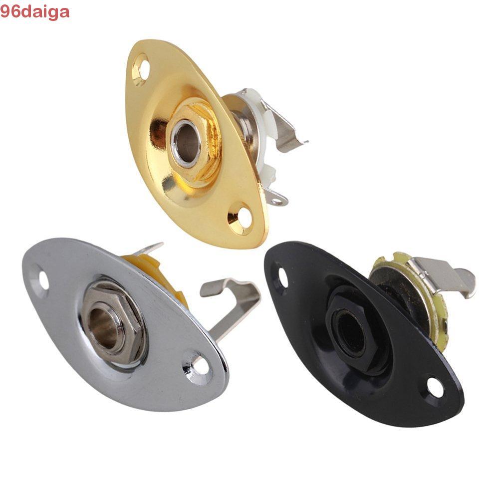 DAIGA Output Socket Guitar Replacementmnet Metal Stringed Instruments for Electric Guitar Durable Au