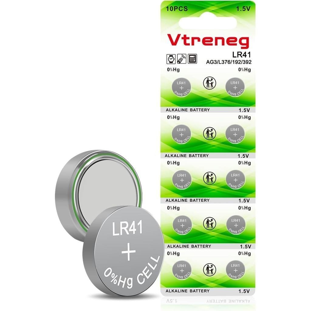 10 แพ็ค LR41 แบตเตอรี่ปุ่ม AG3 392 384 192 L736 L736f 1.5V แบตเตอรี่อัลคาไลน์สําหรับเครื่องวัดอุณหภู