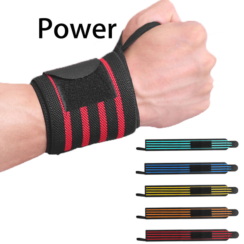 1 PCS Wristband Wrist Support Brace Straps Extra Strength Weight Lifting Wrist Wraps Bandage Fitness