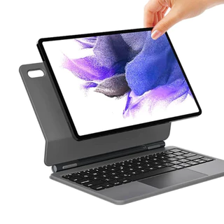 คีย์บอร์ดบลูทูธไร้สาย ไฟแบ็คไลท์ แม่เหล็ก สําหรับ Samsung Tab S11 S10 FE+ 13.1 S10 lite S9 FE S8 S7 Plus S8+ S10+12.4