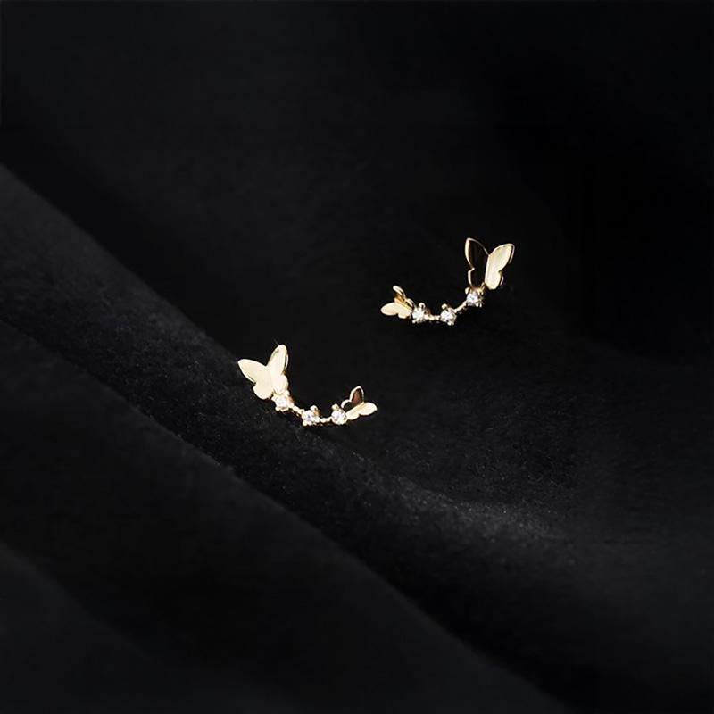 Wings of Dawn Earrings ต่างหูเงินแท้ S925 [MERCELO]