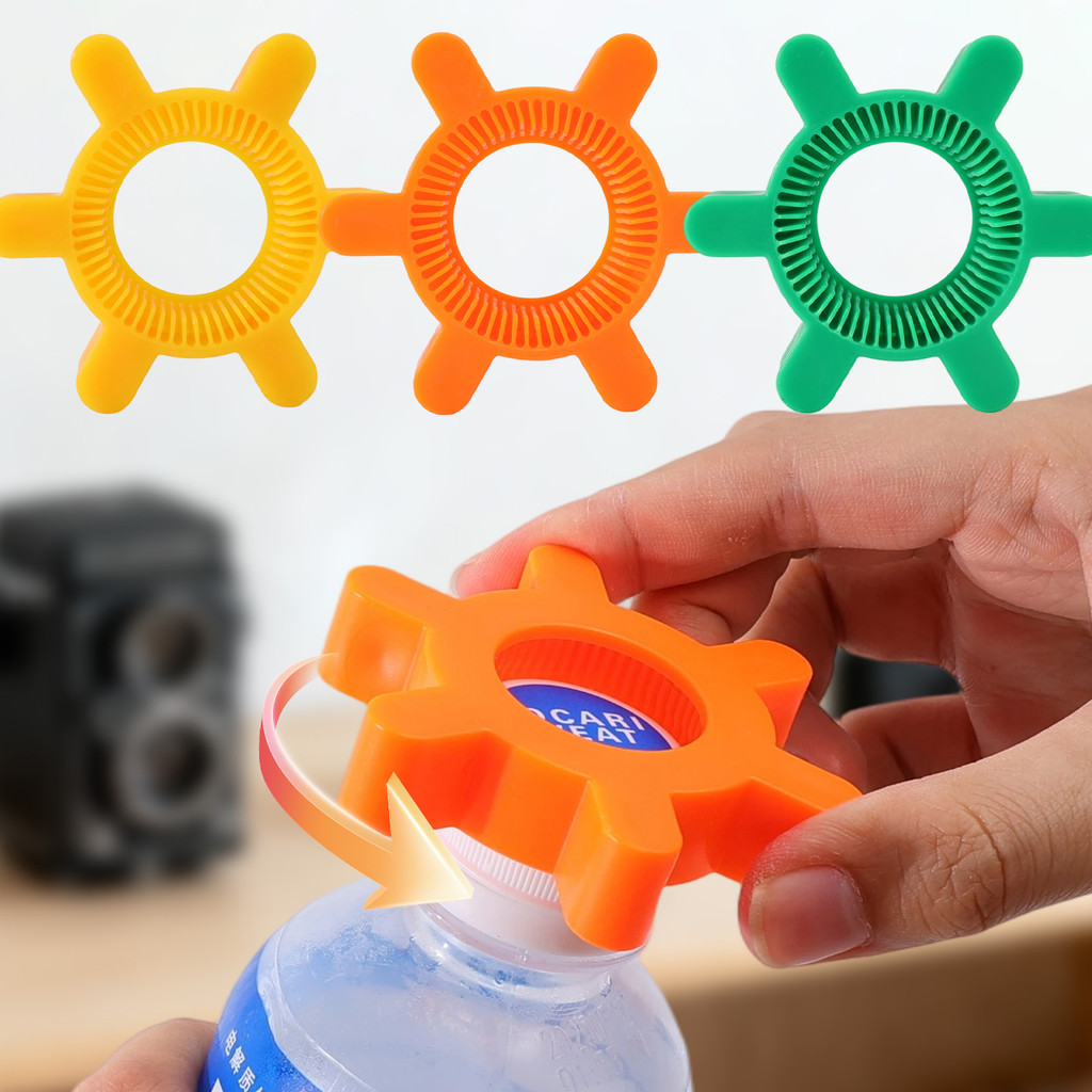 ที่เปิดฝาพลาสติกทนทาน | การออกแบบบิดแบบแมนนวล เส้นผ่านศูนย์กลาง 2.94 ซม. น้ําหนักเบา 6.85x6.85x1.4 ซ