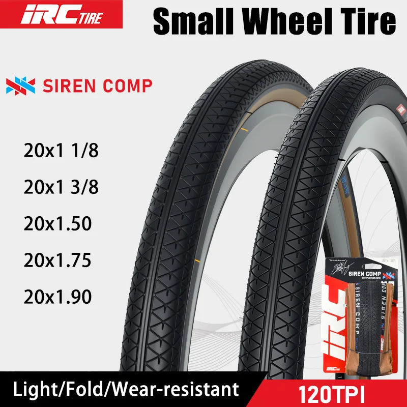 IRC COMP 20 นิ้ว 20x1 1/8 20x1 3/8 20x1.50 20x1.75 20x1.90 ยาง IRC SIREN COMP BMX จักรยานพับยาง 406/