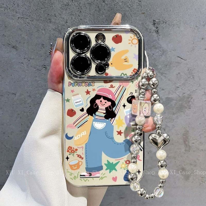 🍒เคส Apple เคสที่รองรับ iPhone เคสไอโฟน 17 16 15 14 13 12 11 PRO PROMAX PLUS AIR 7 8 PLUS กับ Lanyards วงเล็บ-BX6DSC73